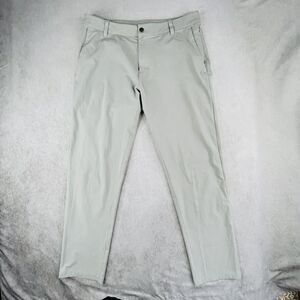 Lululemon Pants Mens 34 (35x30) Gray Commission Warpstreme Athleisure LM5AYS